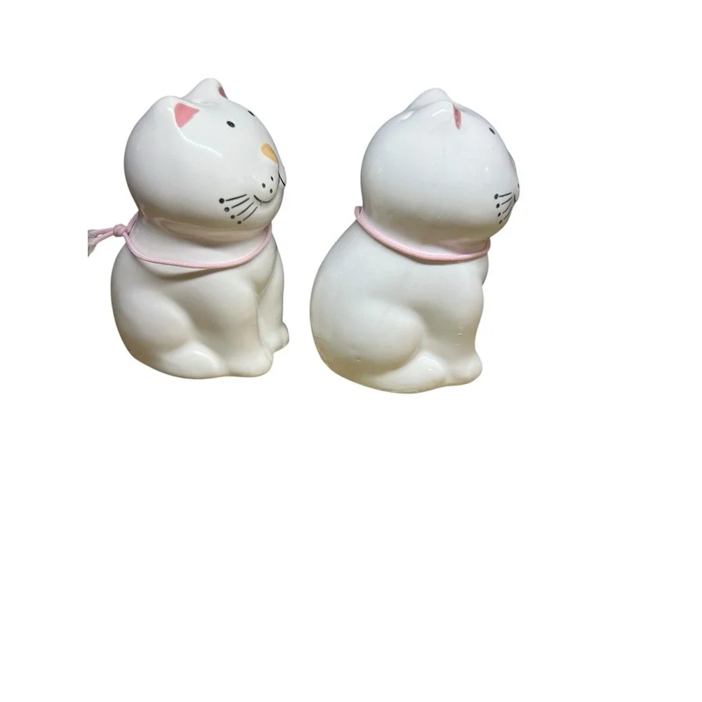 Salt And Pepper Cozy Cats Collection 1989‎ Ceramic 3-1/4